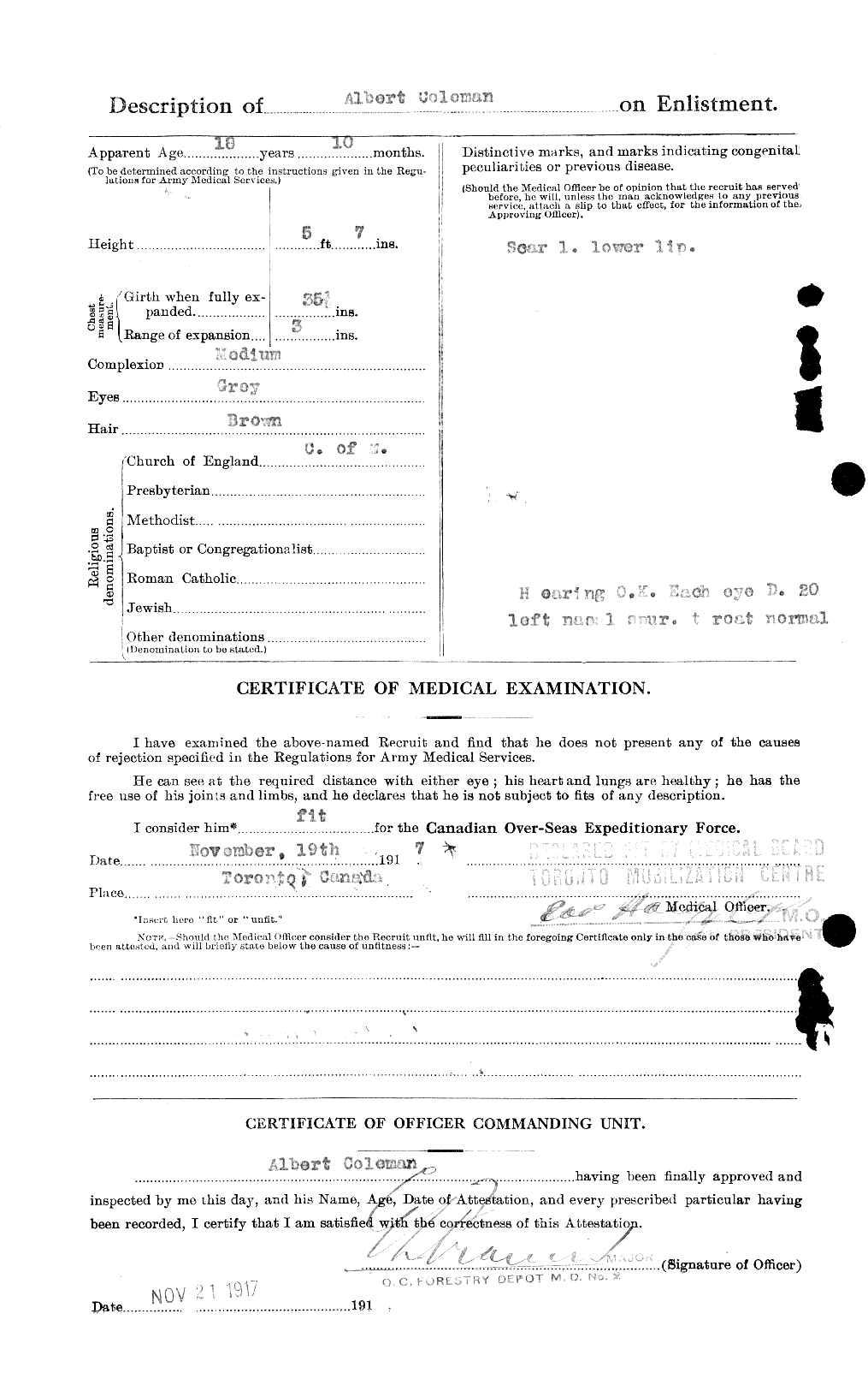 Personnel Records of the First World War - CEF 028047b