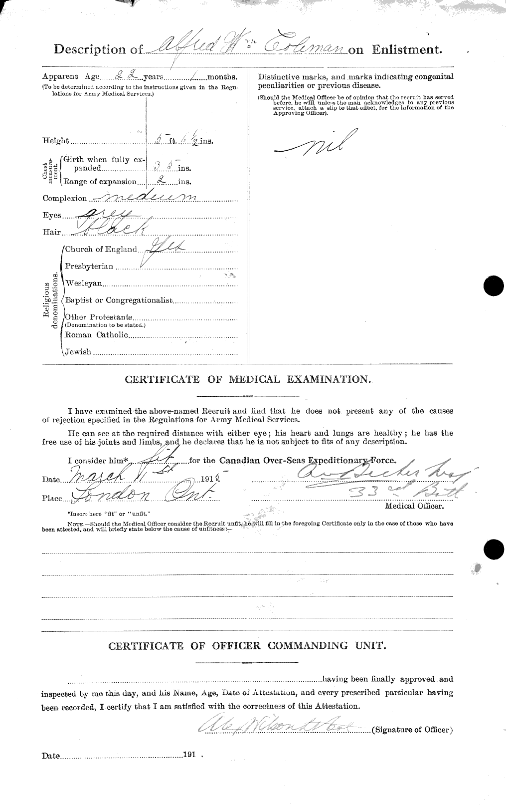 Personnel Records of the First World War - CEF 028056b