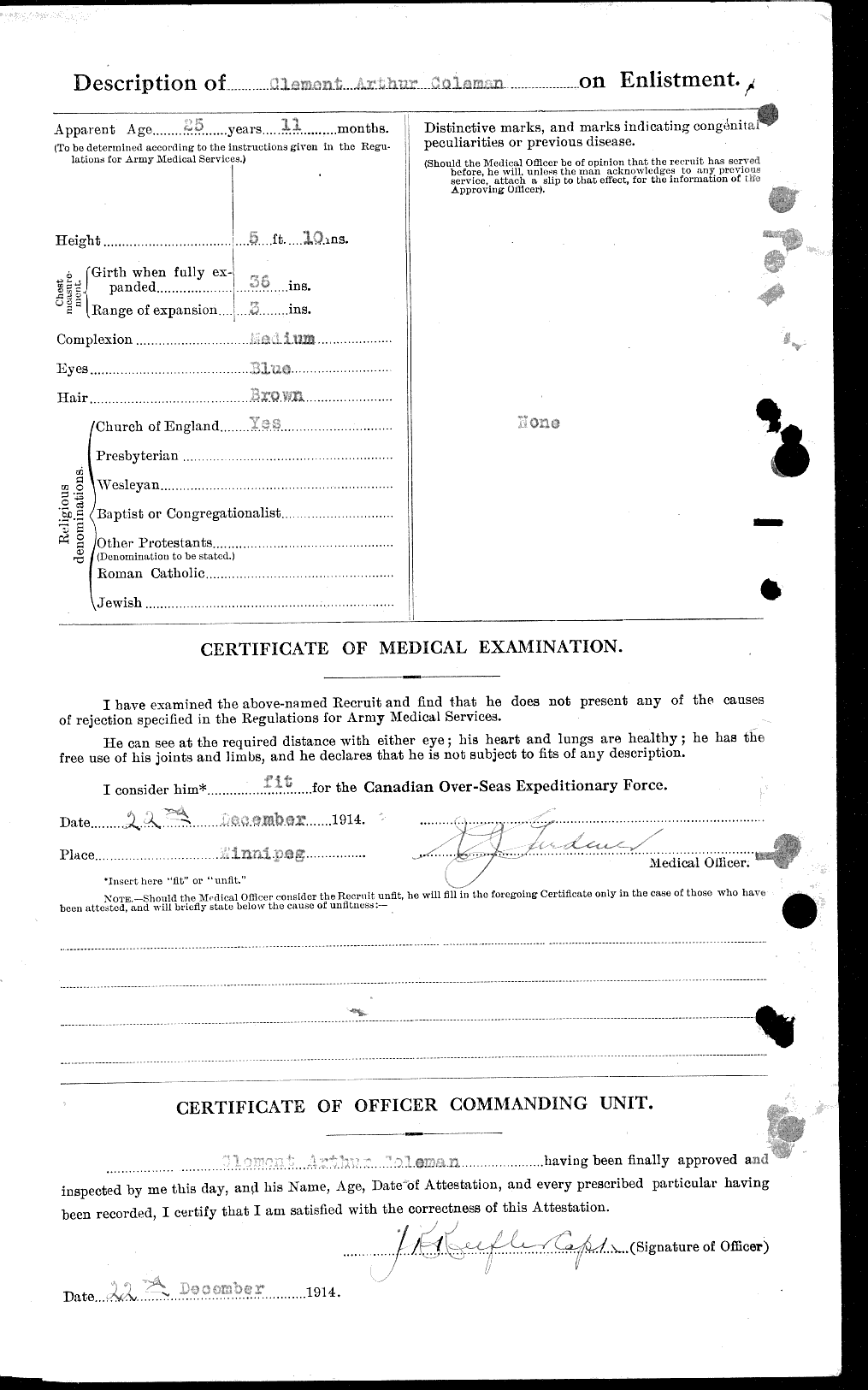 Personnel Records of the First World War - CEF 028090b
