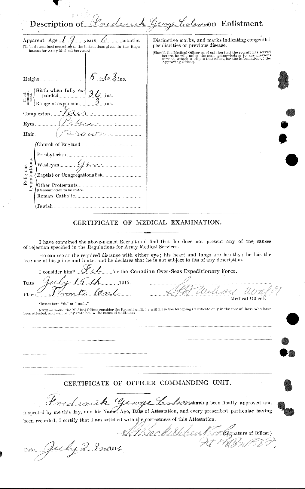 Personnel Records of the First World War - CEF 028139b