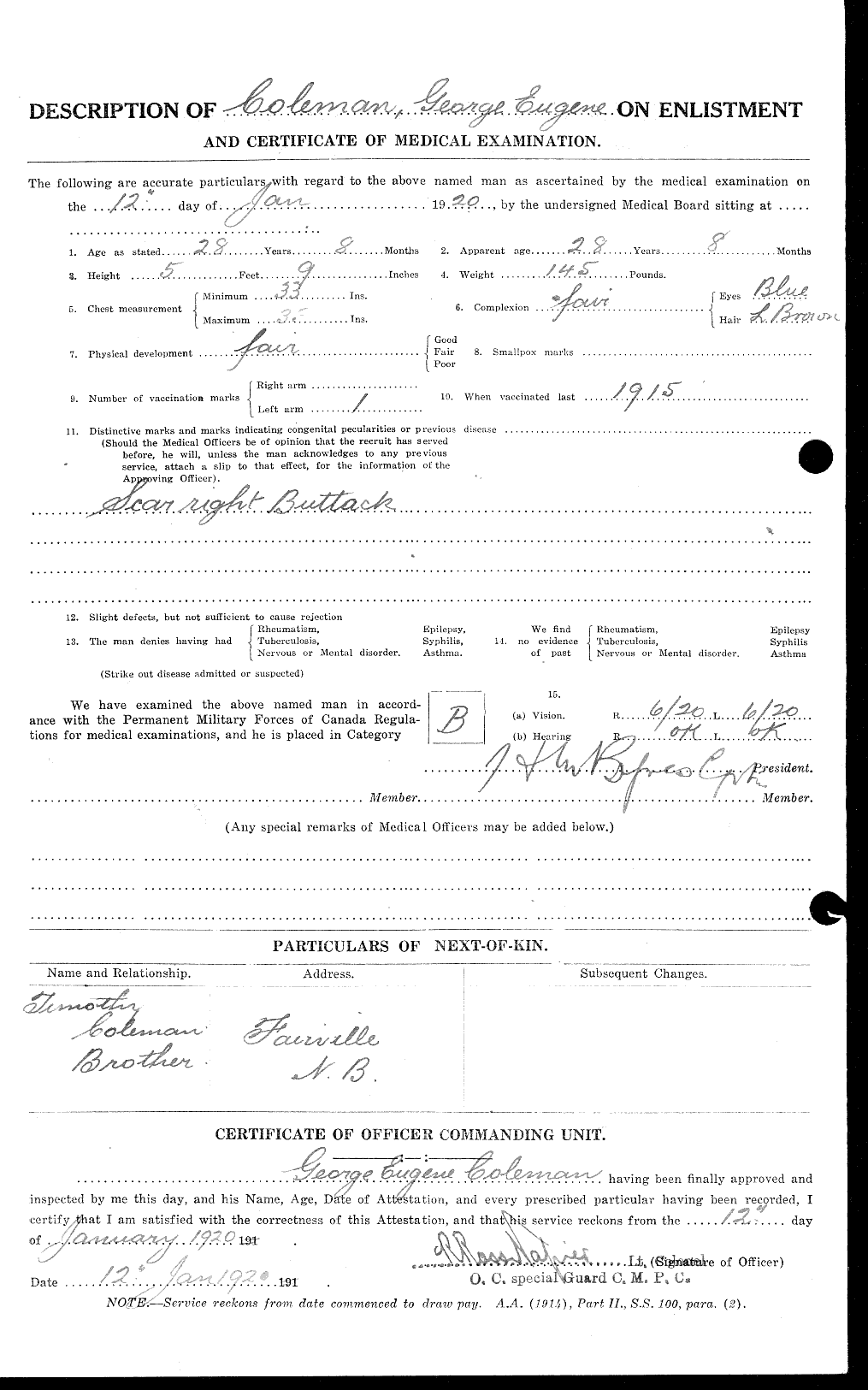 Personnel Records of the First World War - CEF 028153d