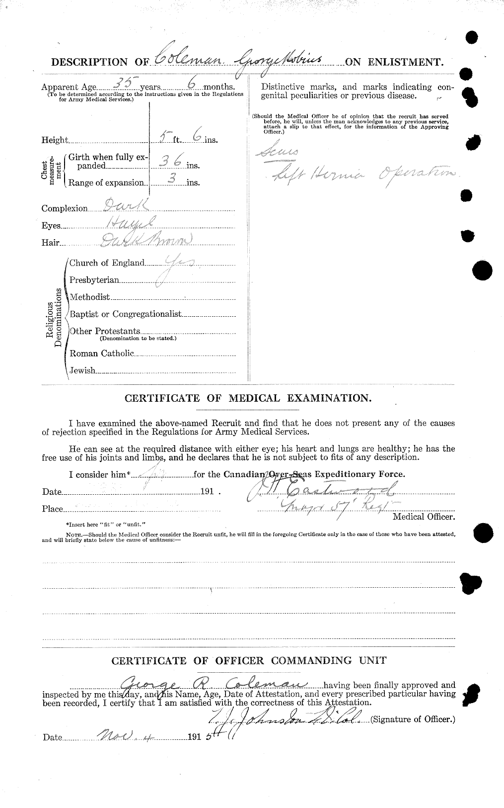 Personnel Records of the First World War - CEF 028159b