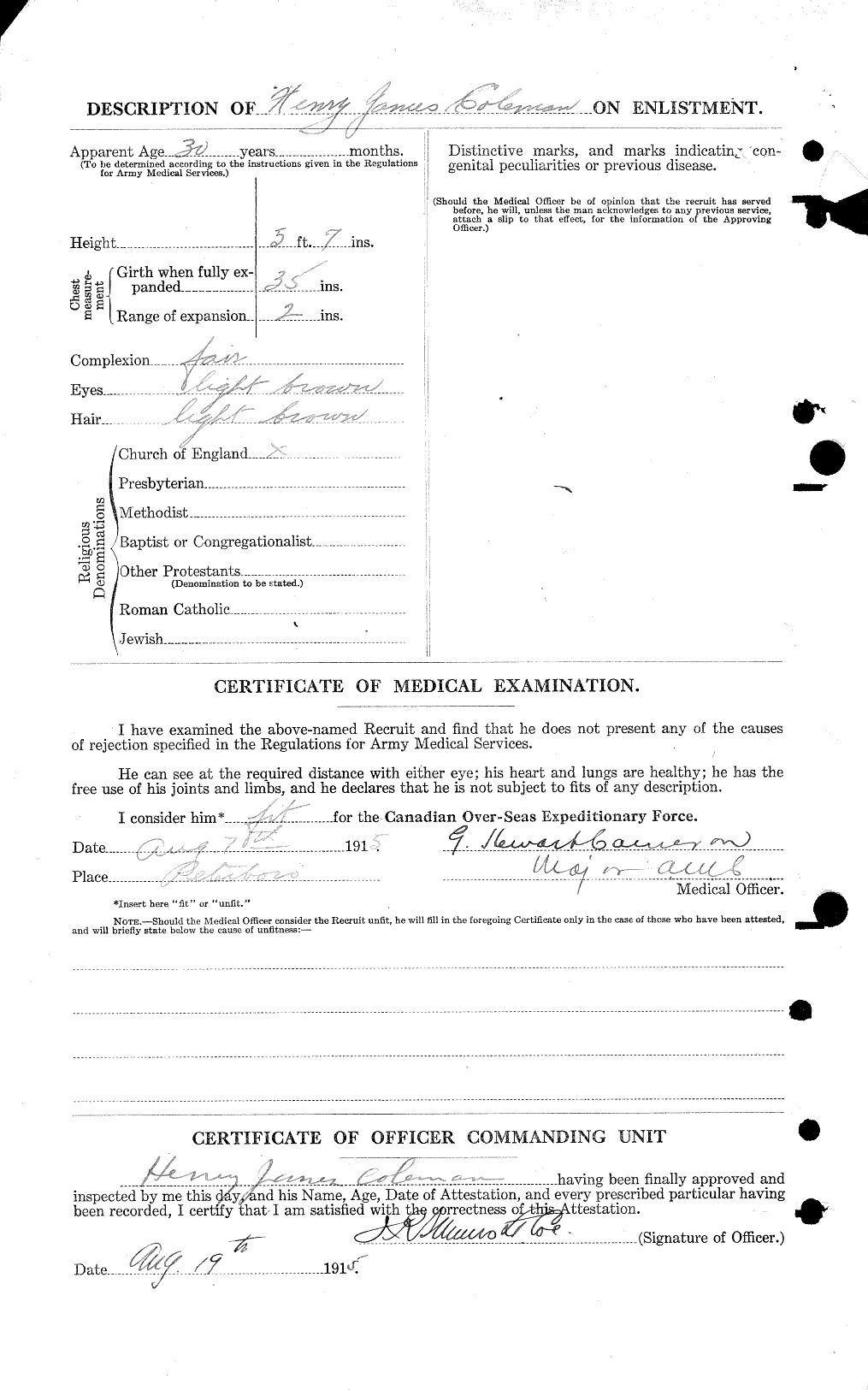 Personnel Records of the First World War - CEF 028169b