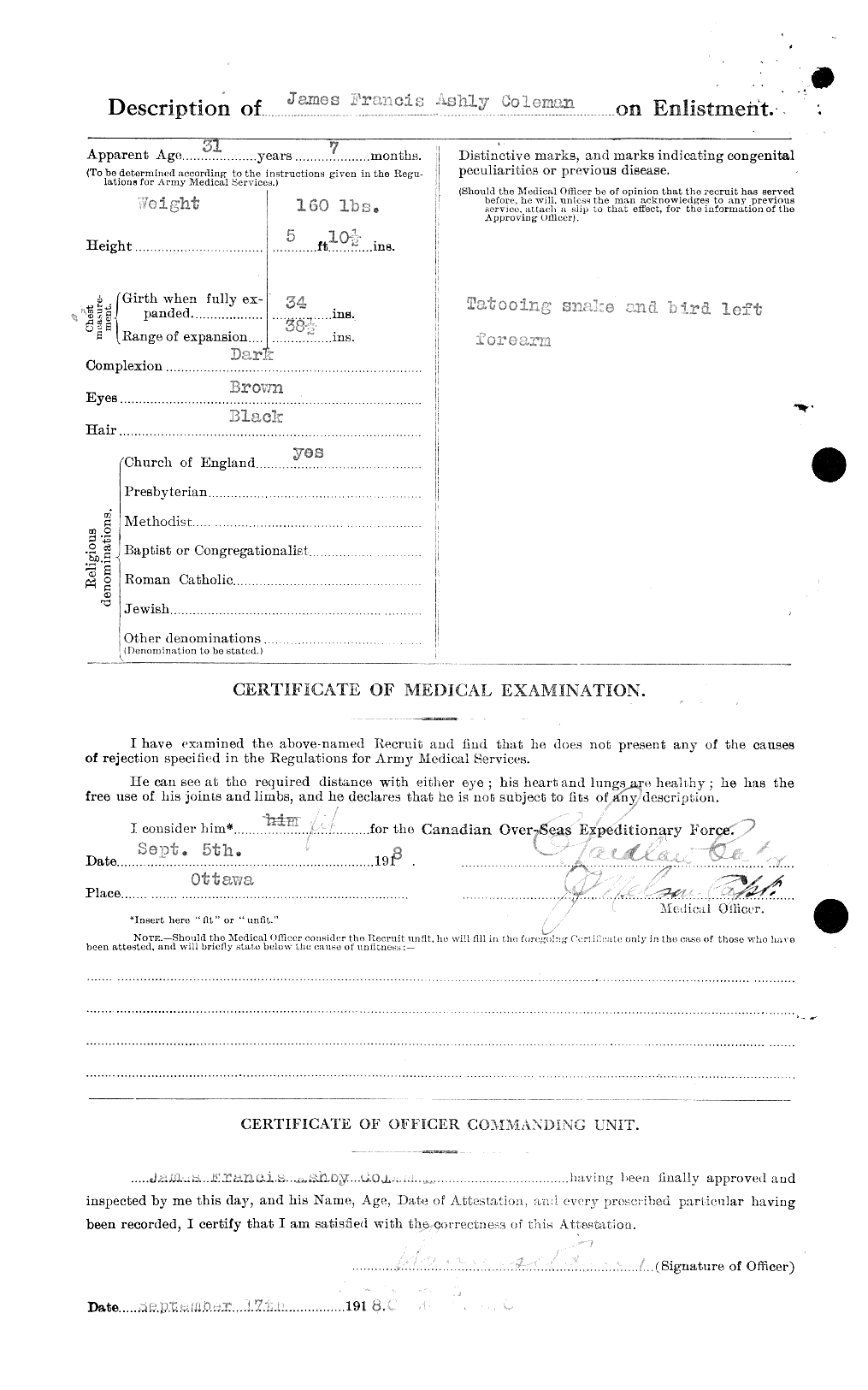 Personnel Records of the First World War - CEF 028193b