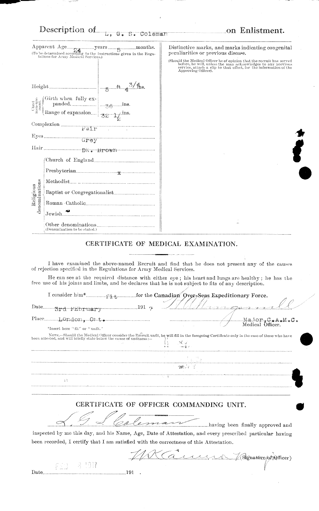 Personnel Records of the First World War - CEF 028231b