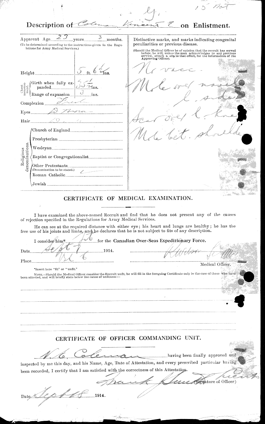 Personnel Records of the First World War - CEF 028285b