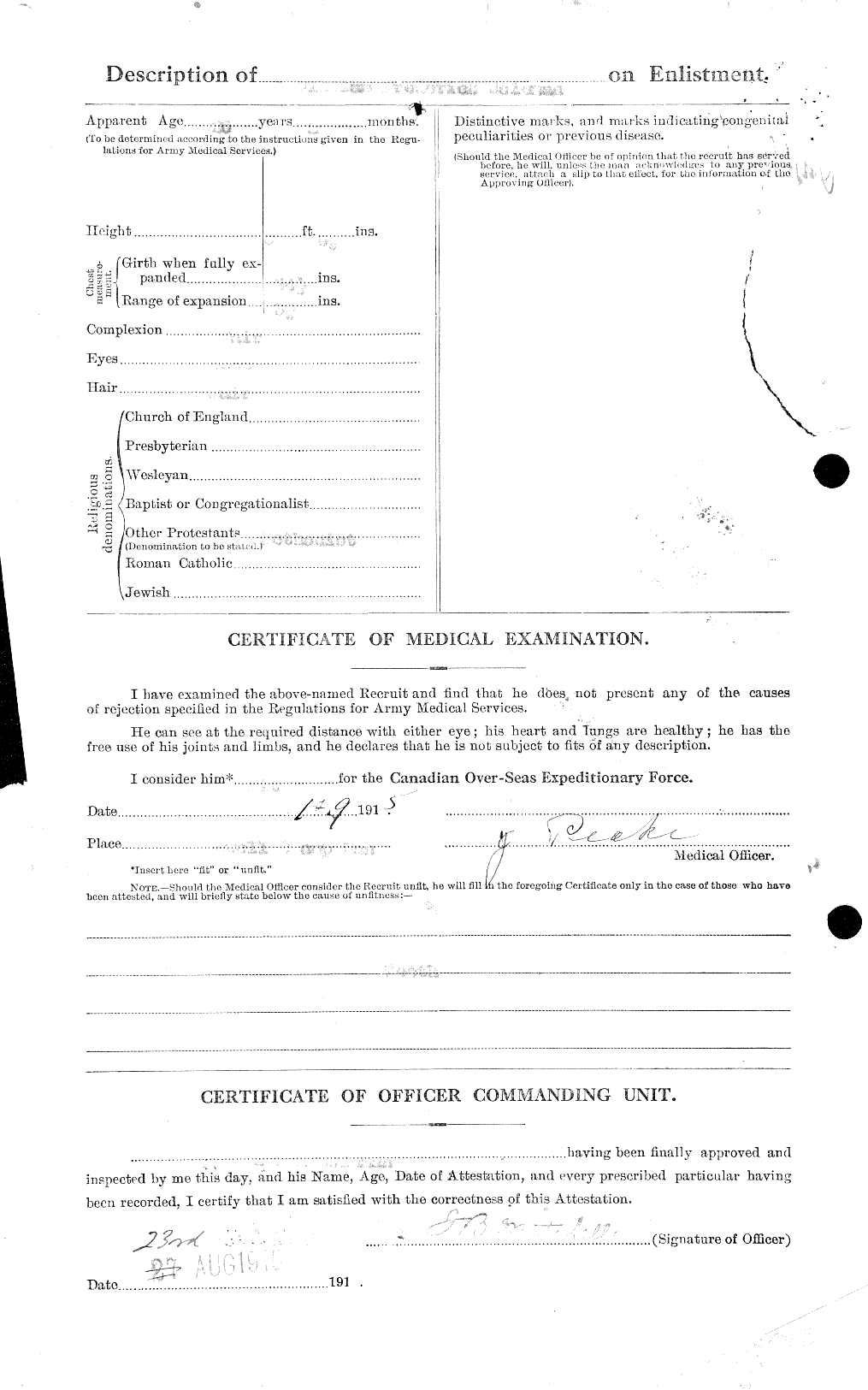 Personnel Records of the First World War - CEF 028310b