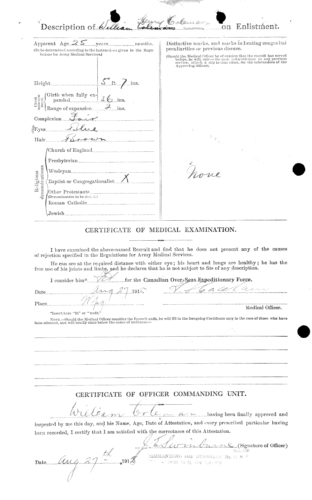 Personnel Records of the First World War - CEF 028315d