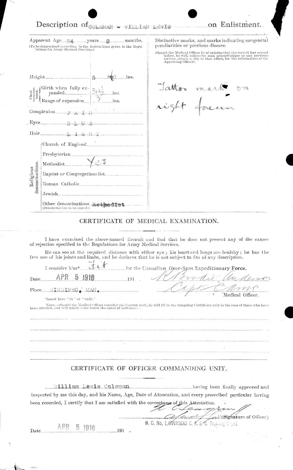 Personnel Records of the First World War - CEF 028322b