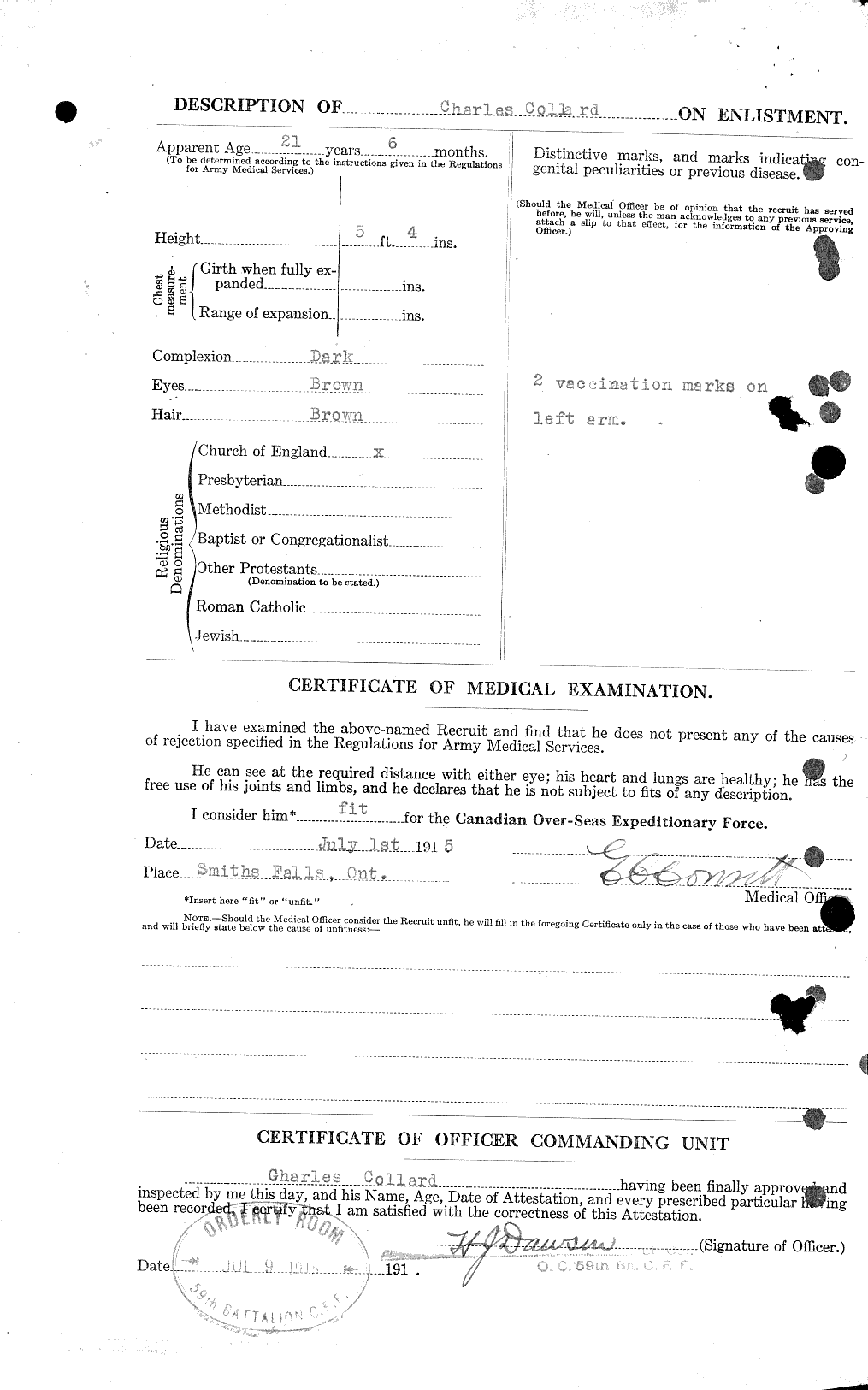 Personnel Records of the First World War - CEF 028547b