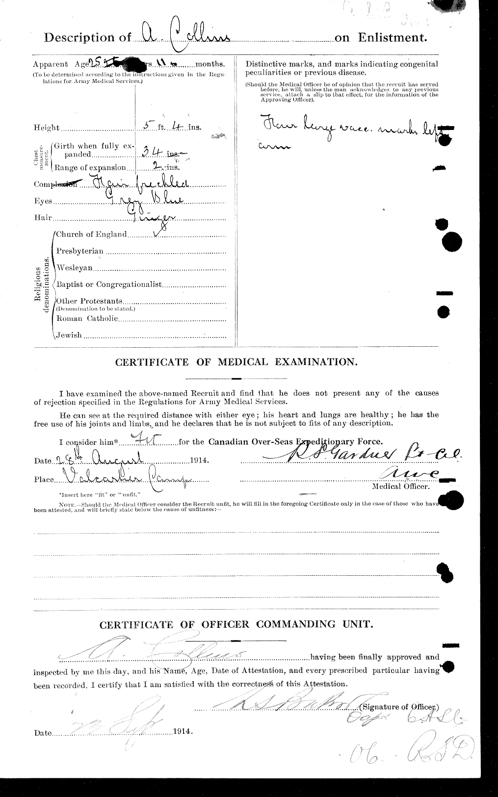 Personnel Records of the First World War - CEF 028985b