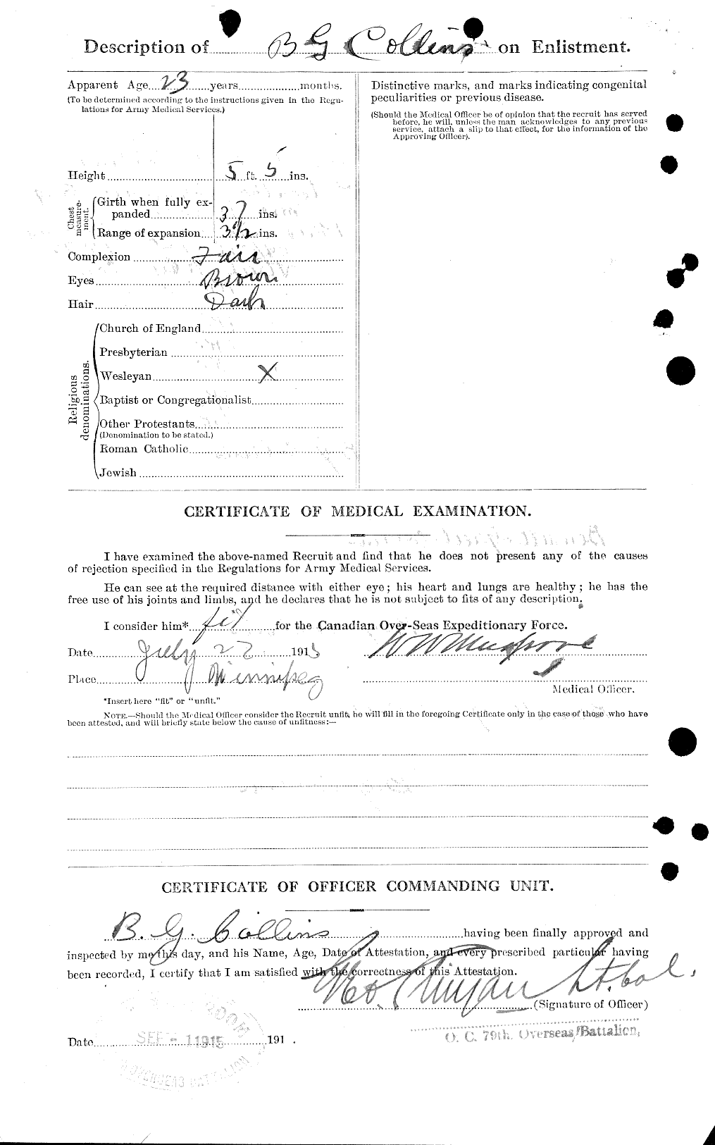 Personnel Records of the First World War - CEF 028993b