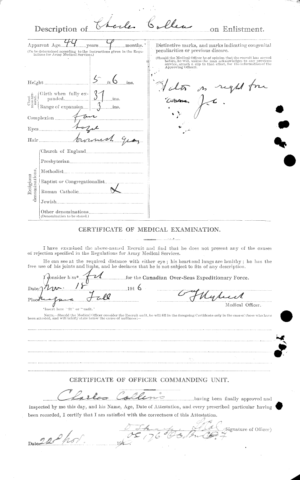 Personnel Records of the First World War - CEF 029016b