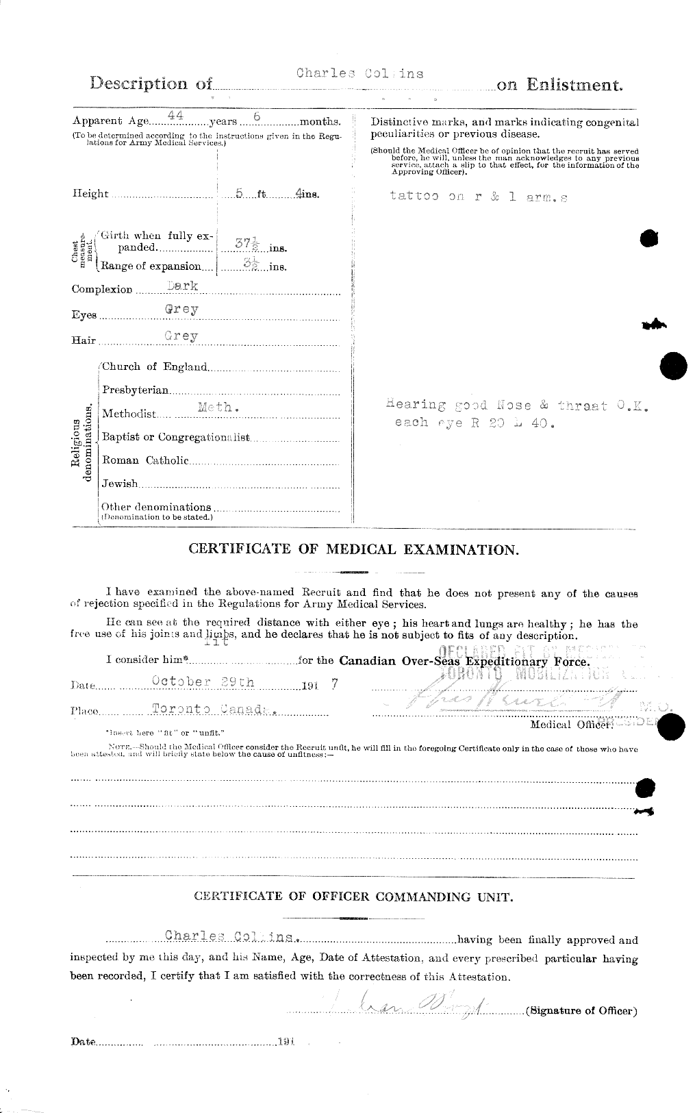 Personnel Records of the First World War - CEF 029020b