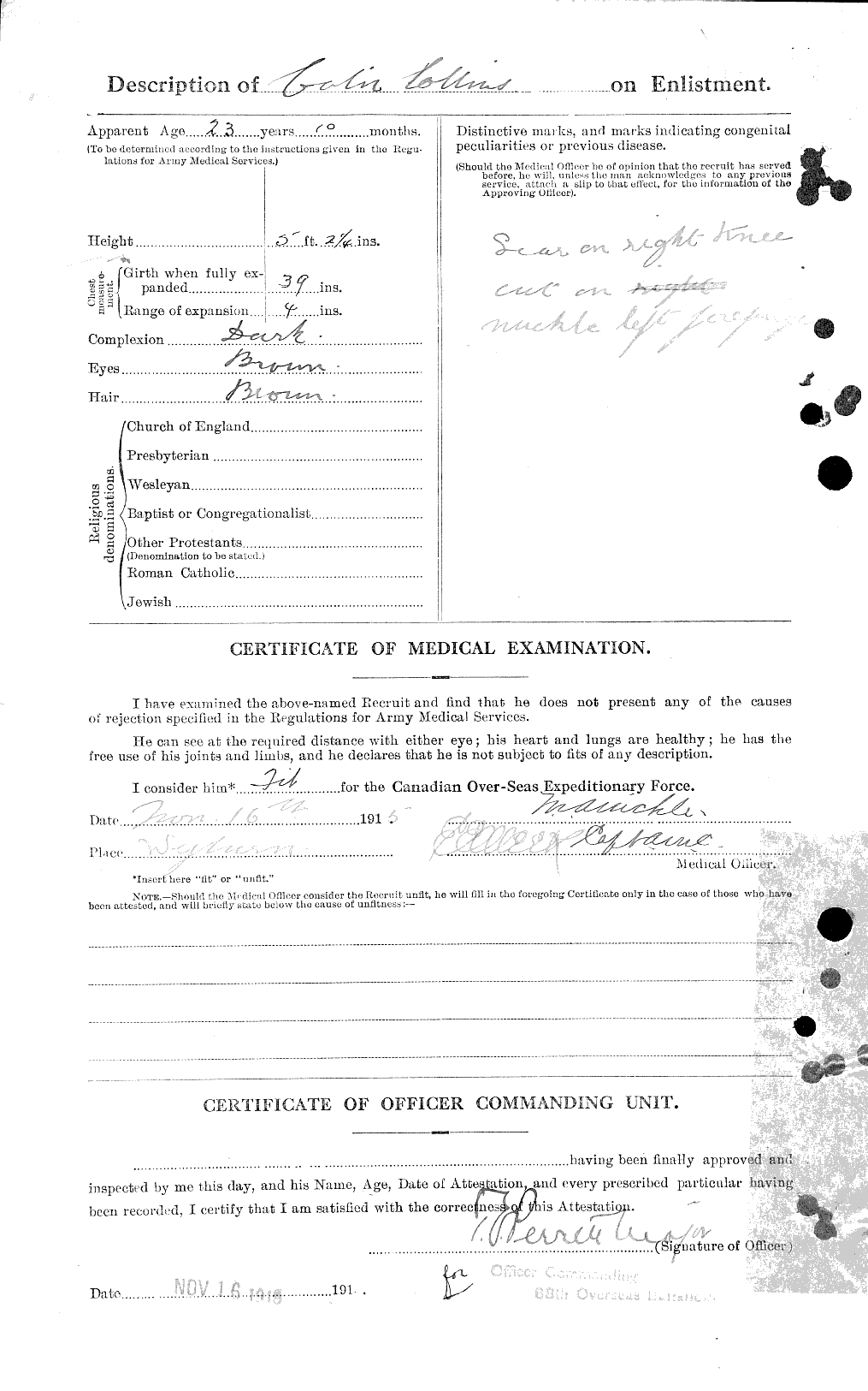 Personnel Records of the First World War - CEF 029057b