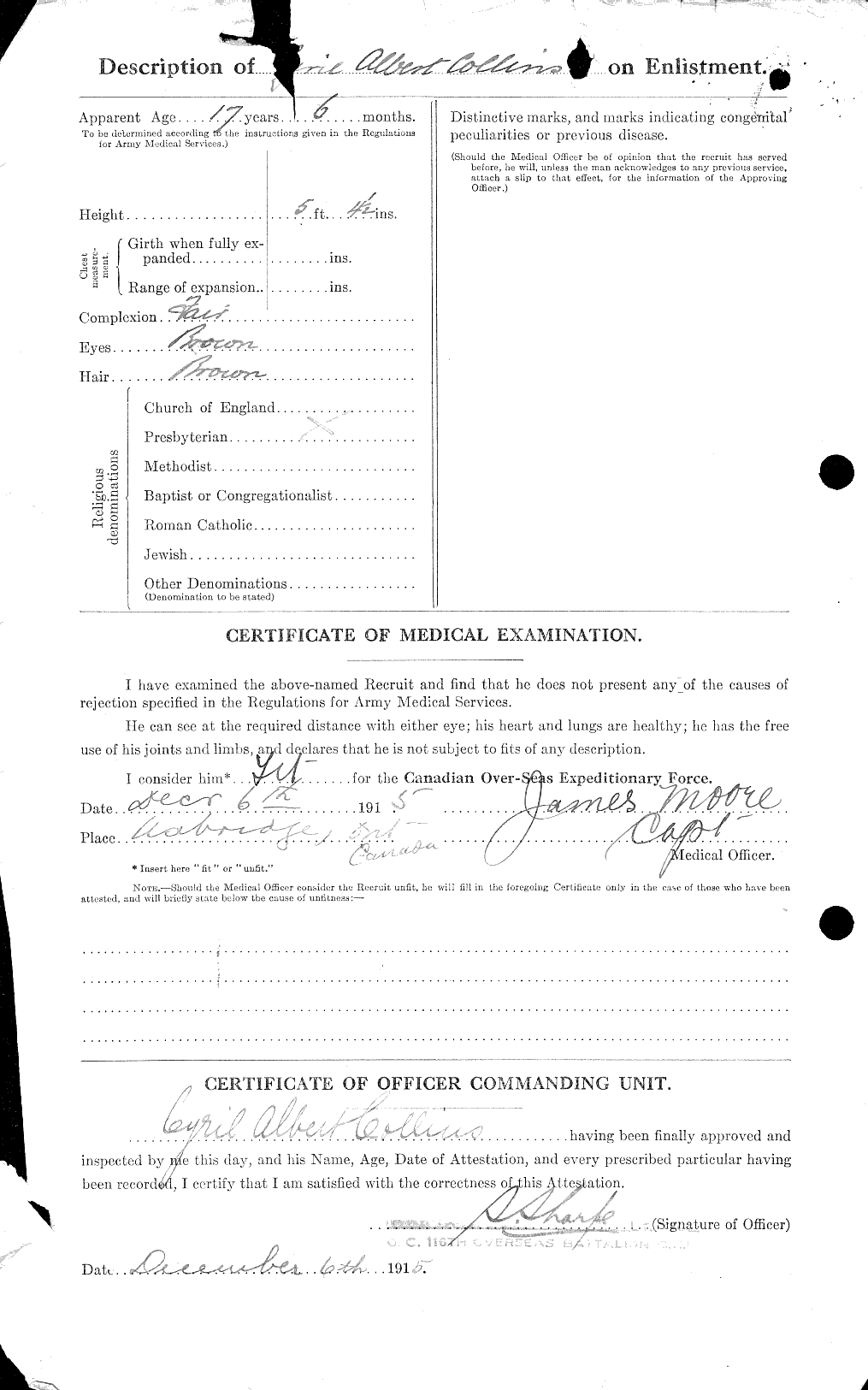 Personnel Records of the First World War - CEF 029060b