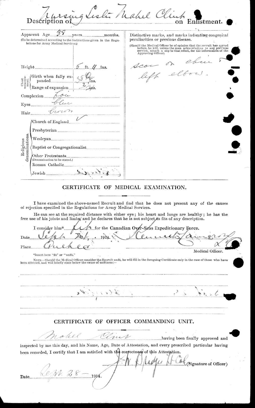 Personnel Records of the First World War - CEF 029138d
