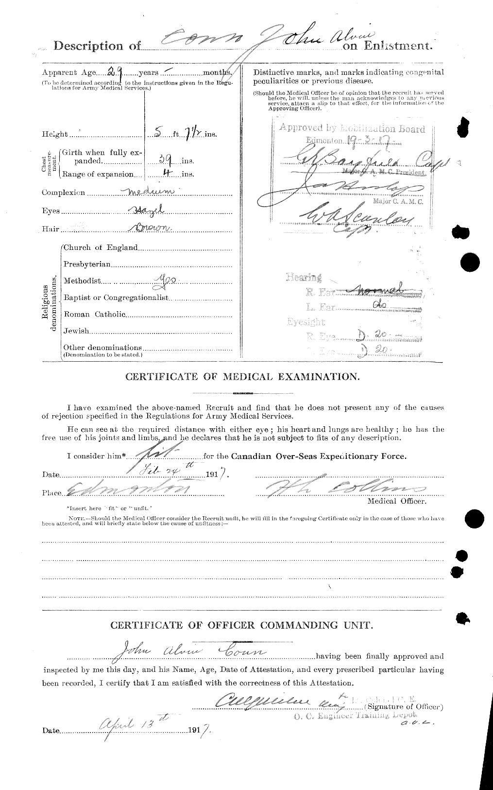 Personnel Records of the First World War - CEF 031216b