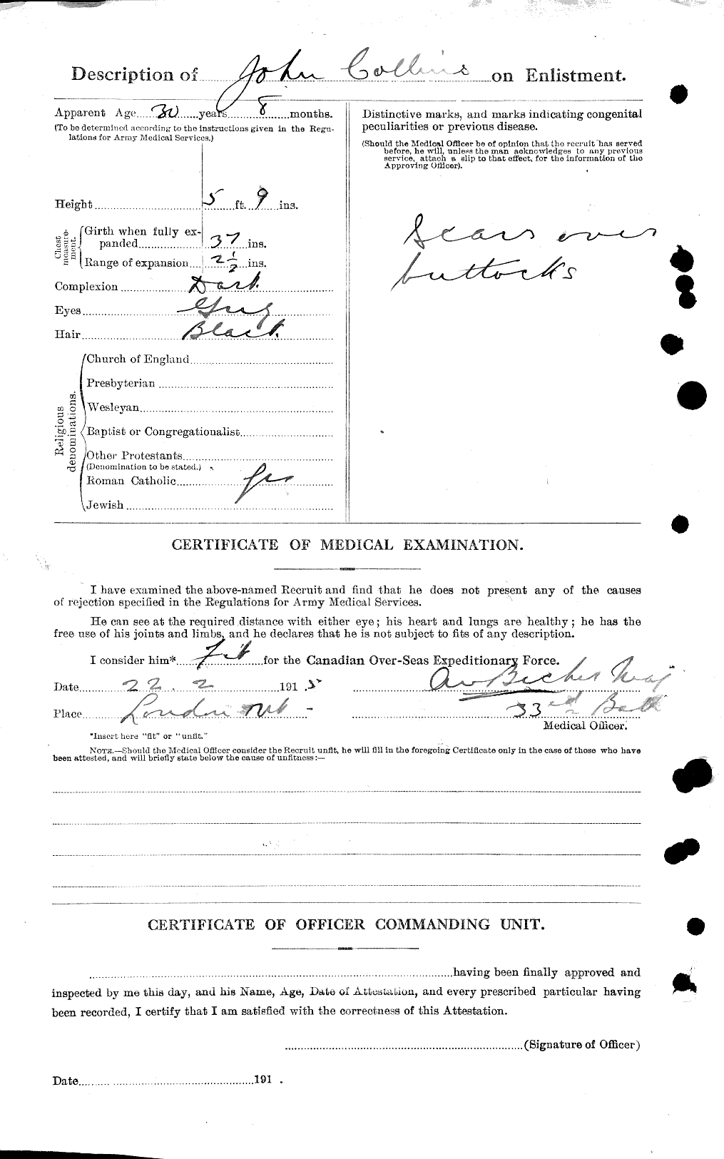 Personnel Records of the First World War - CEF 034378b