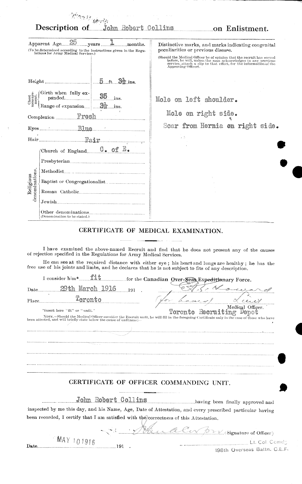 Personnel Records of the First World War - CEF 034381b