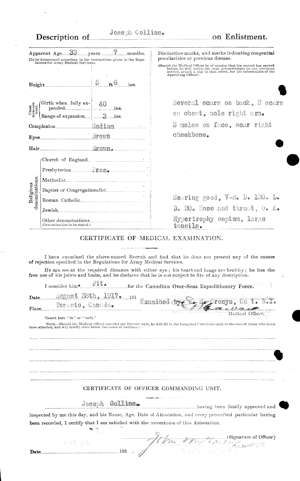 Personnel Records of the First World War - CEF 034404b