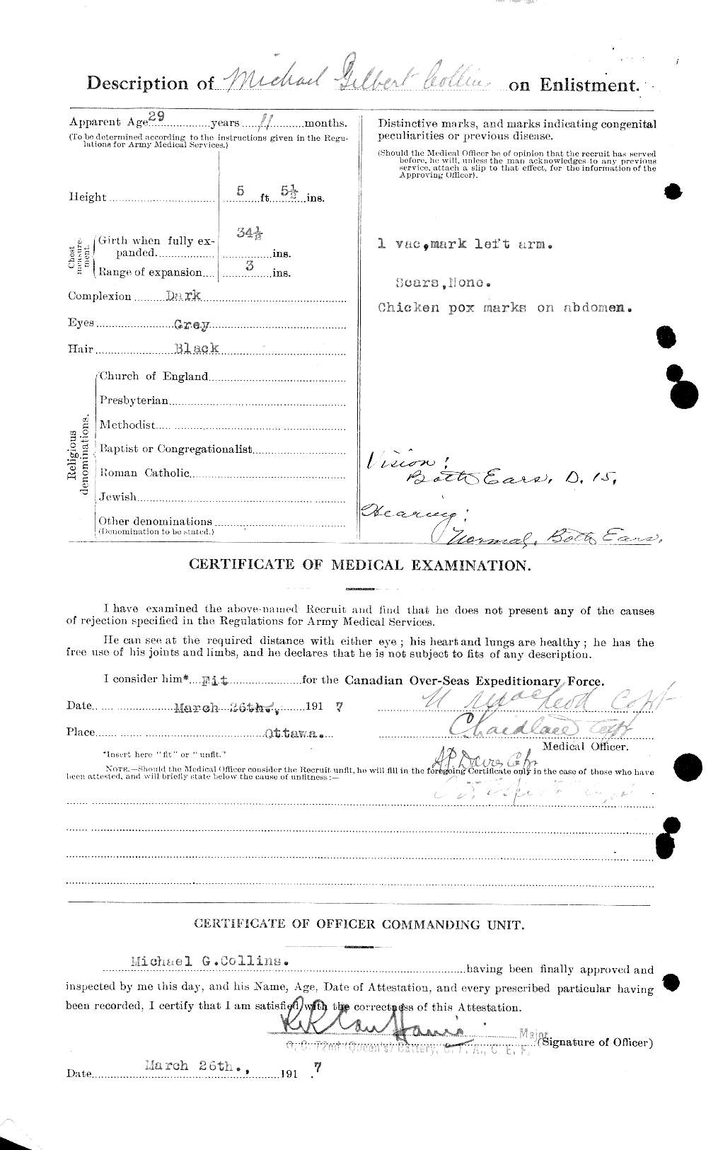 Personnel Records of the First World War - CEF 034470b