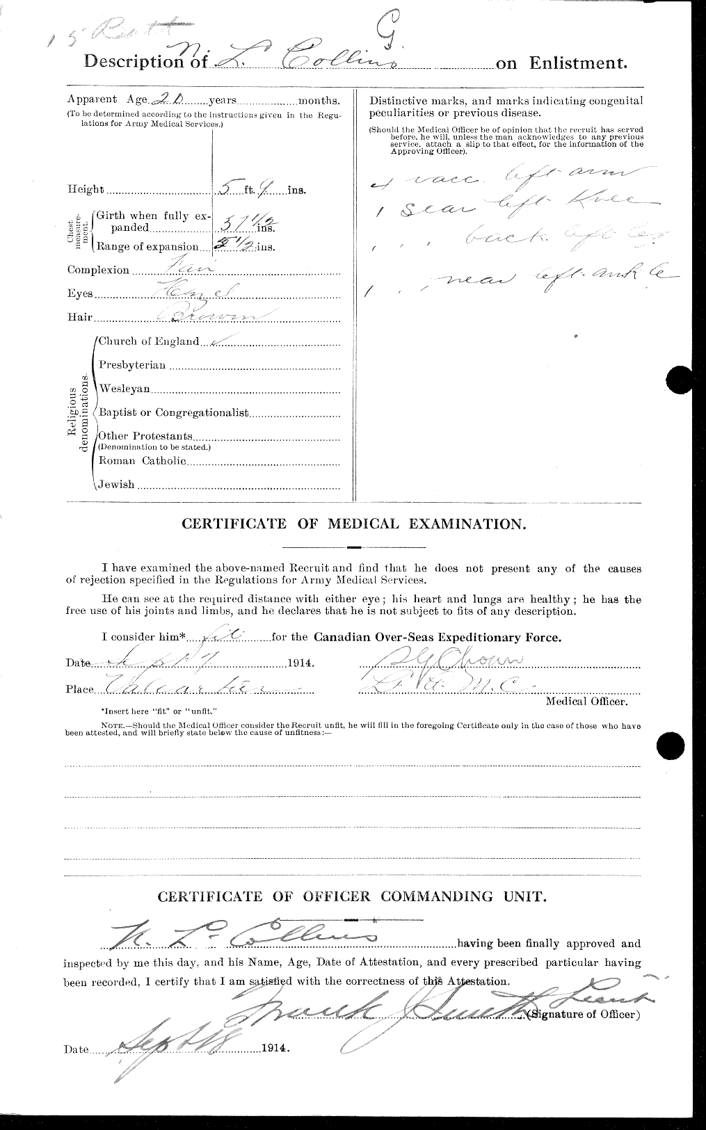 Personnel Records of the First World War - CEF 034476b
