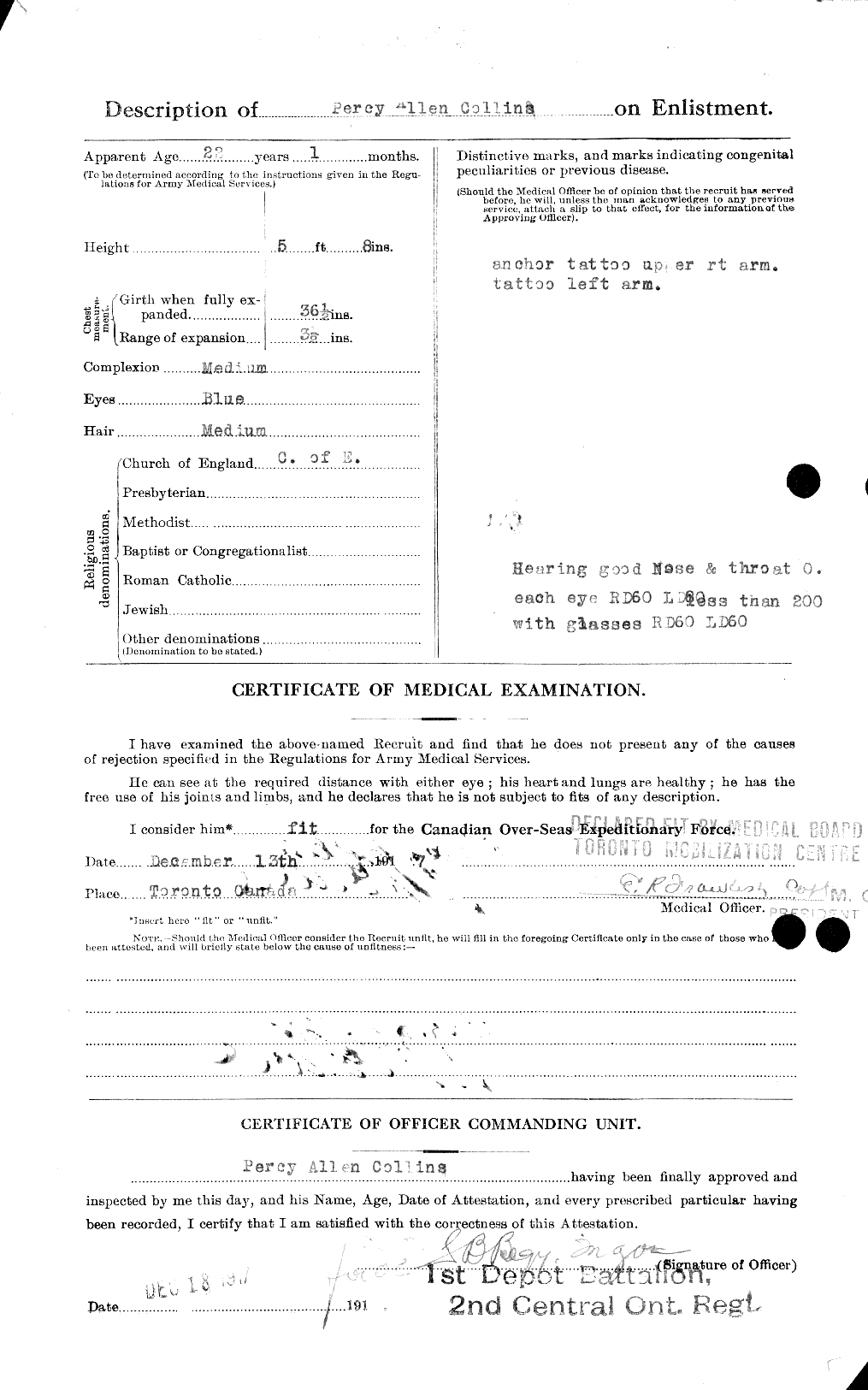 Personnel Records of the First World War - CEF 034490b