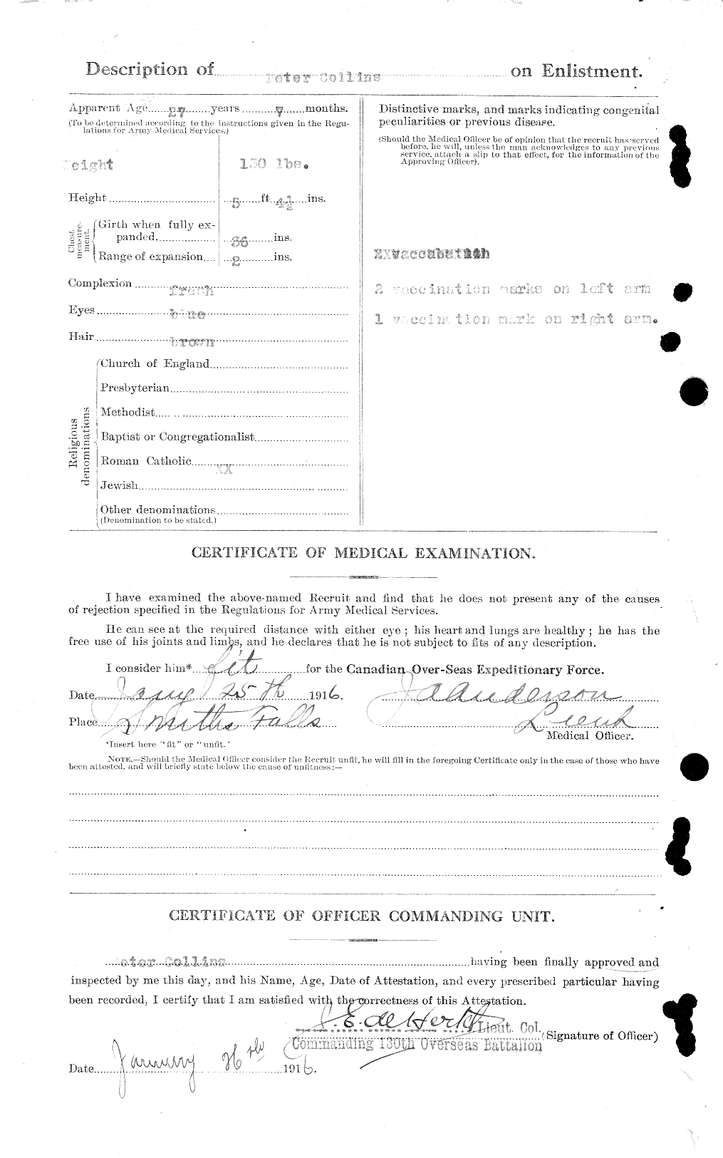 Personnel Records of the First World War - CEF 034498b