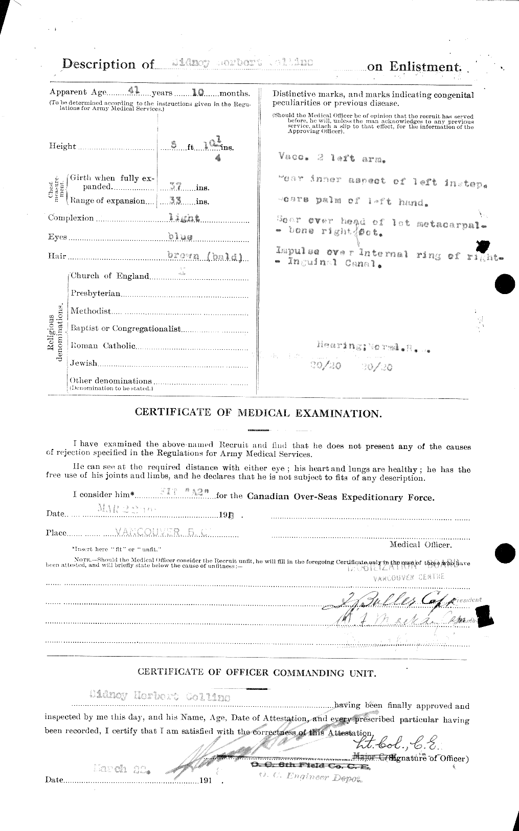 Personnel Records of the First World War - CEF 034546b