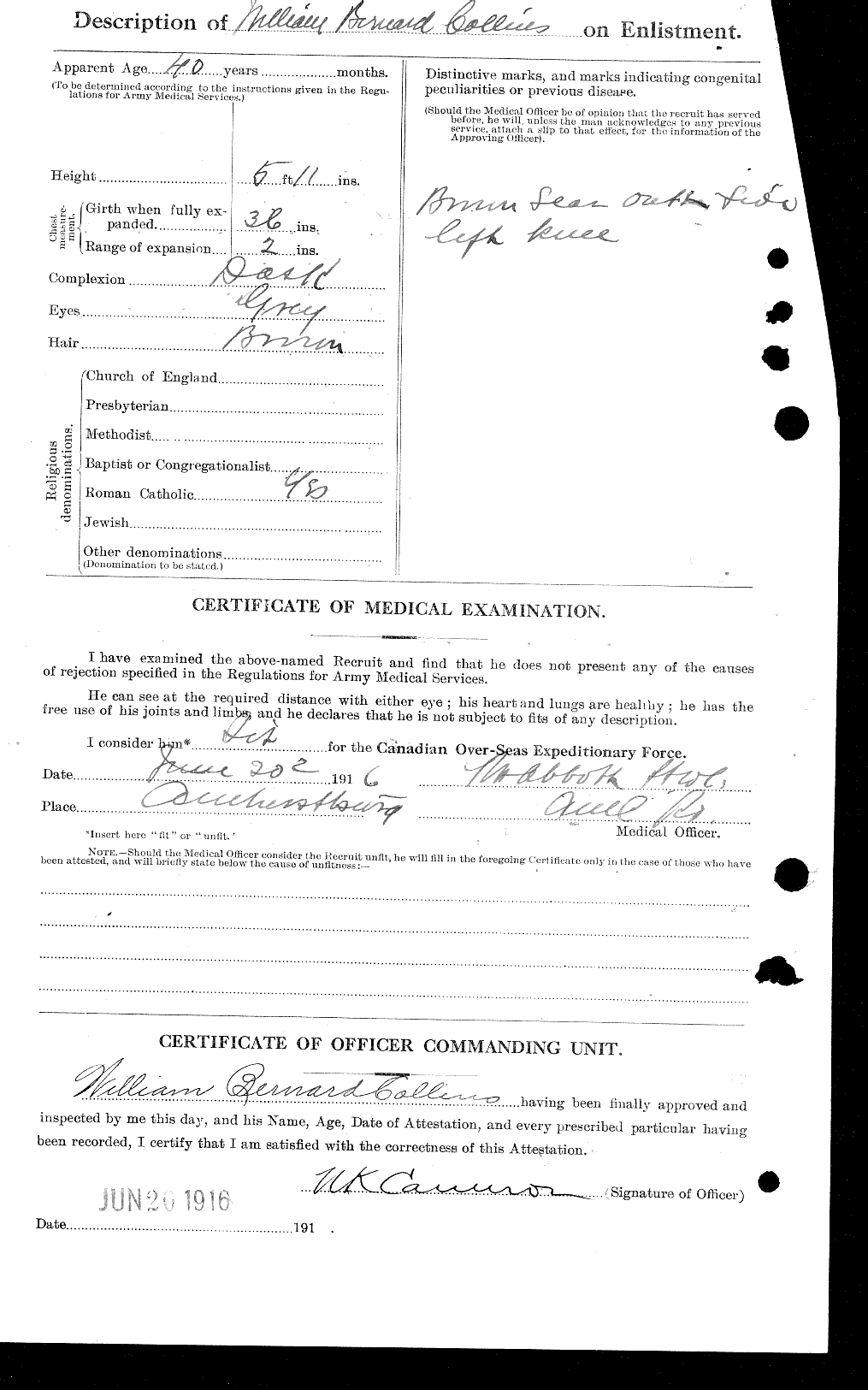 Personnel Records of the First World War - CEF 034591b