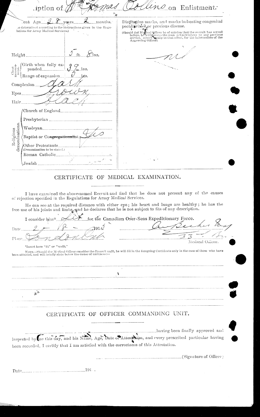 Personnel Records of the First World War - CEF 034635b