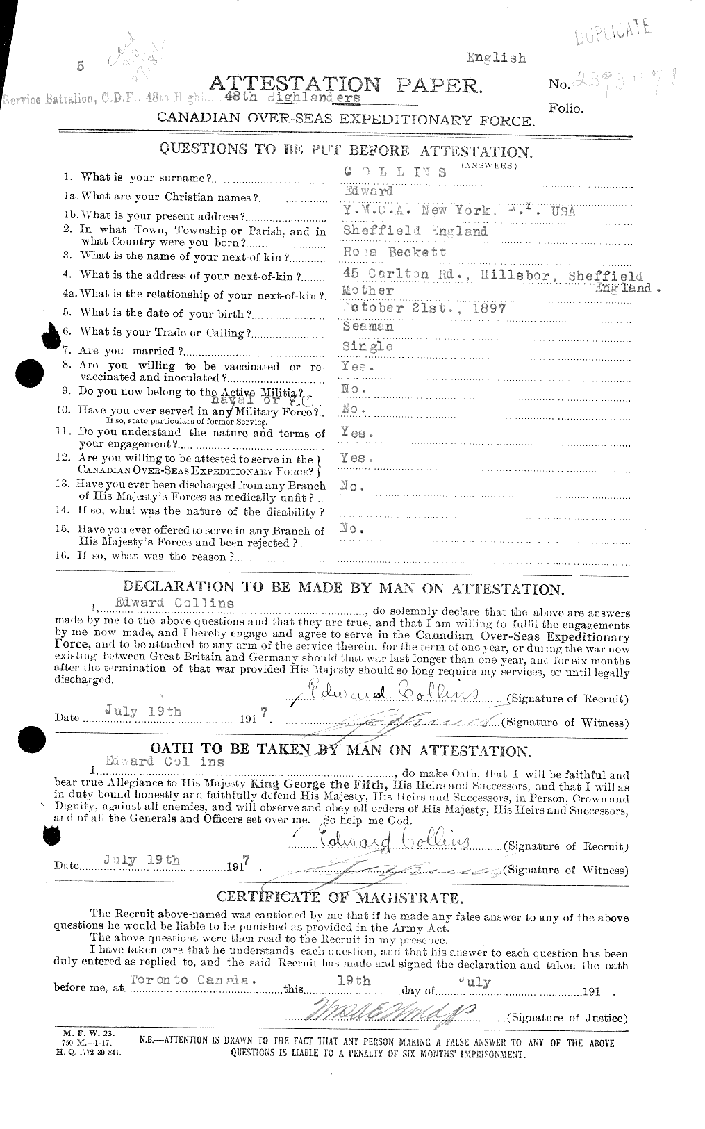 Personnel Records of the First World War - CEF 037744a