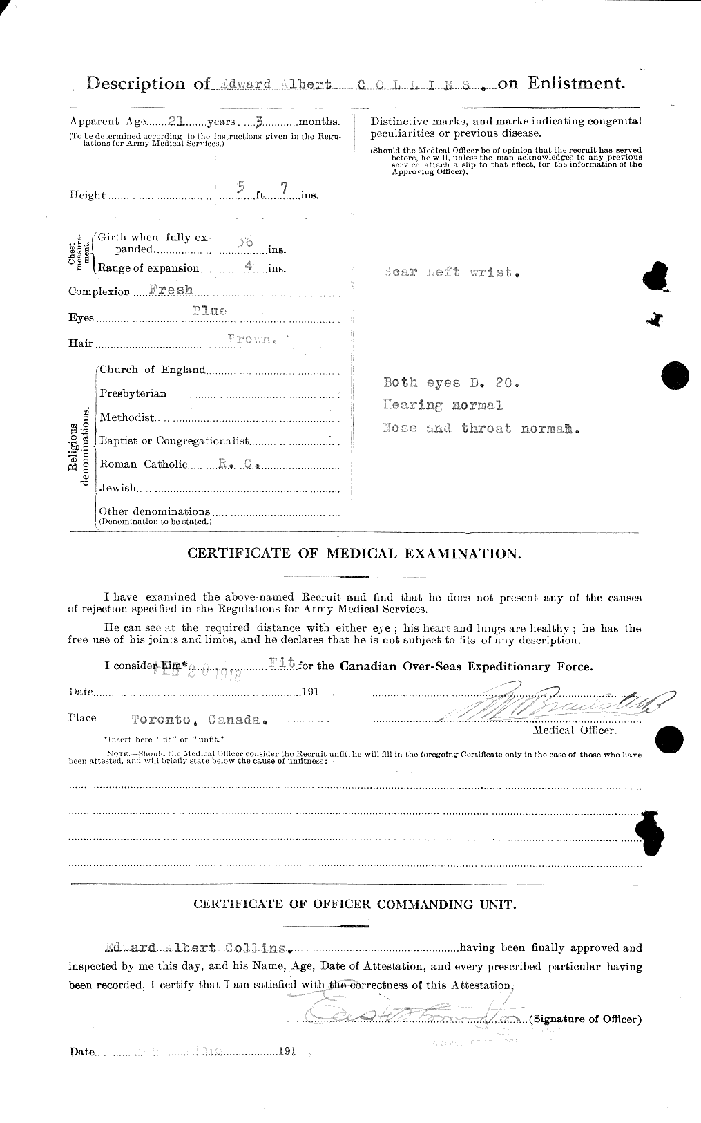 Personnel Records of the First World War - CEF 037745b