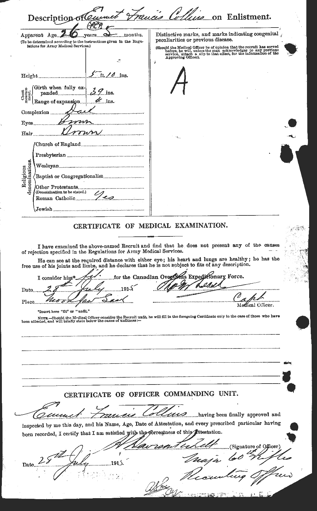 Personnel Records of the First World War - CEF 037764b