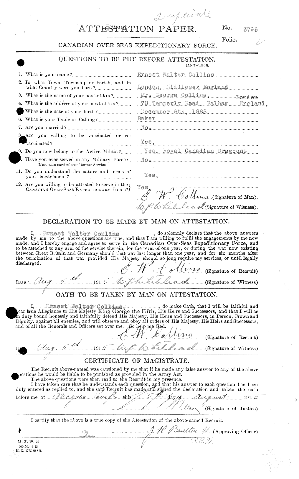 Personnel Records of the First World War - CEF 037776a