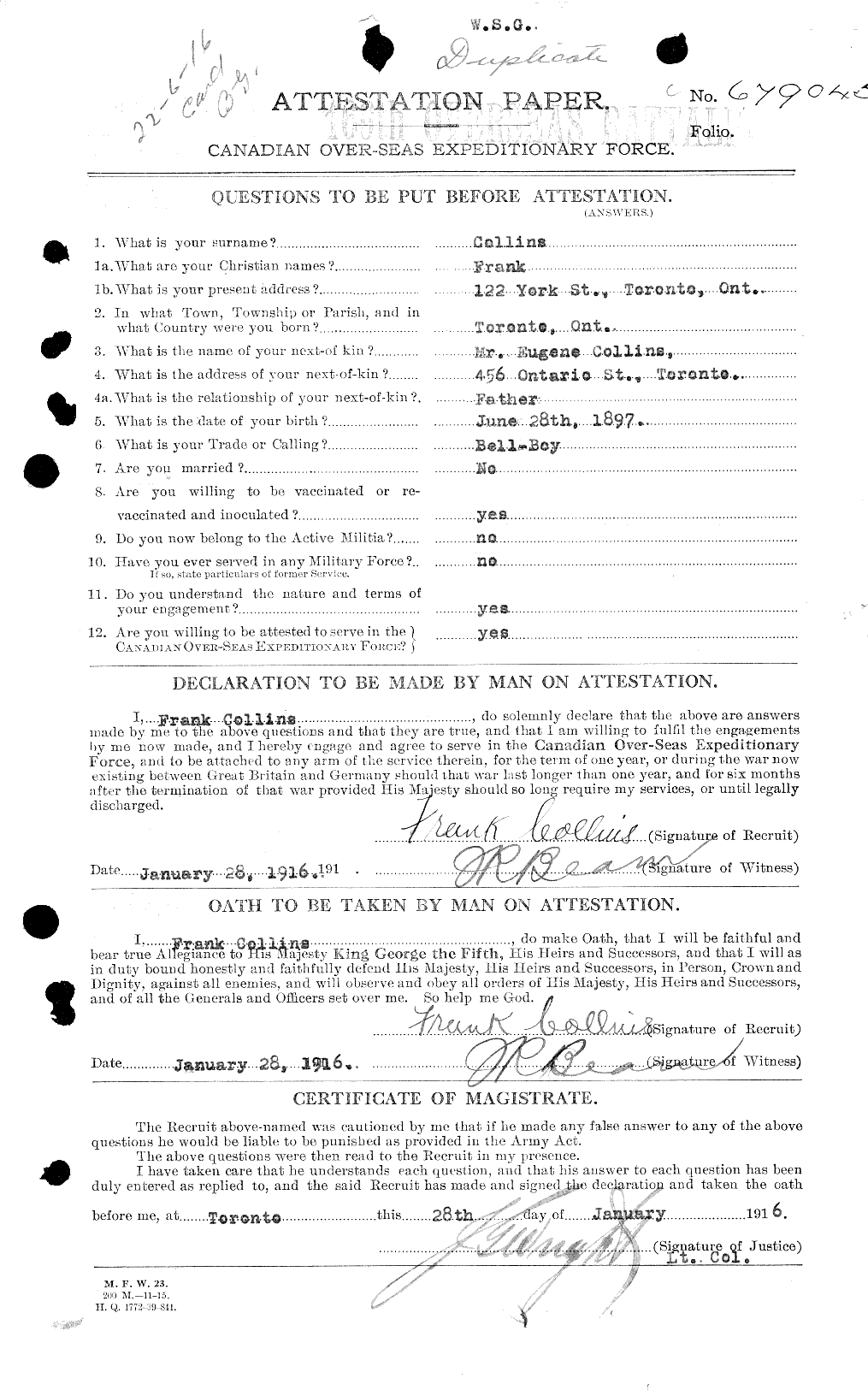 Personnel Records of the First World War - CEF 037791a