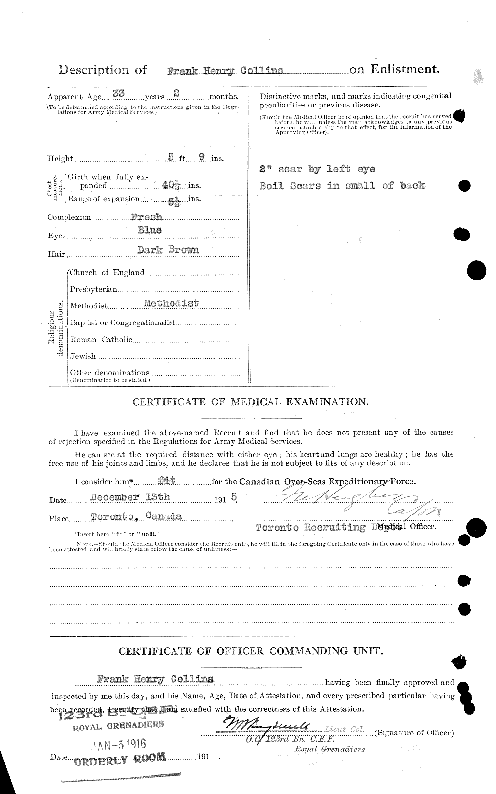Personnel Records of the First World War - CEF 037812b