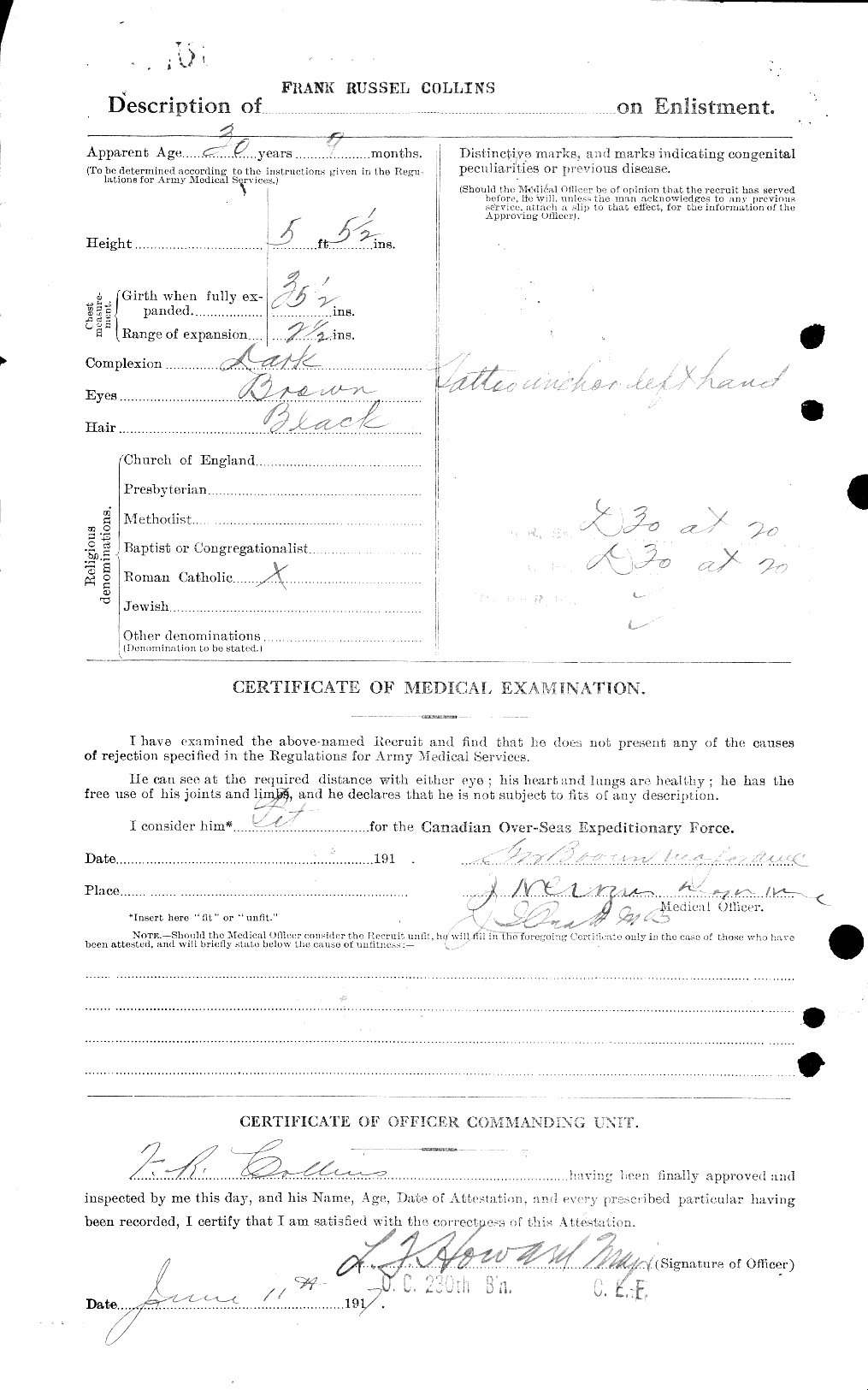 Personnel Records of the First World War - CEF 037820b