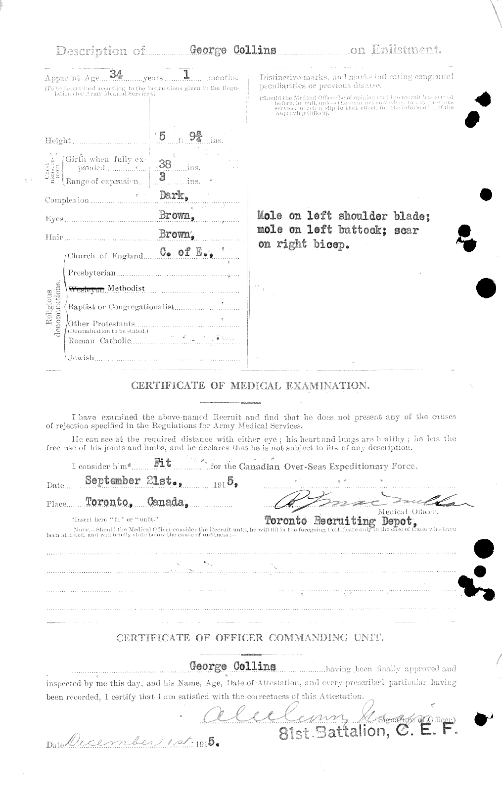 Personnel Records of the First World War - CEF 037846b
