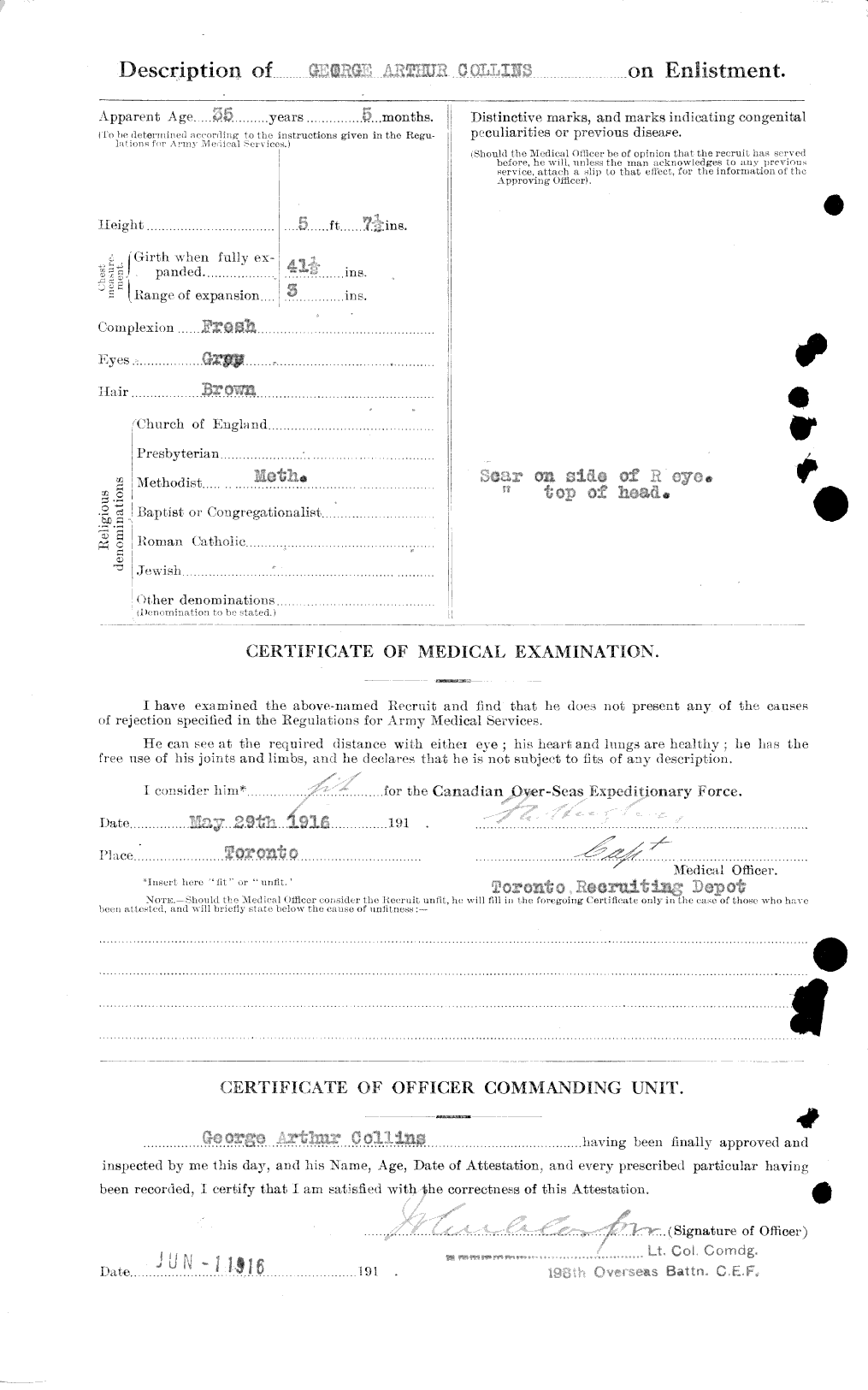 Personnel Records of the First World War - CEF 037855b