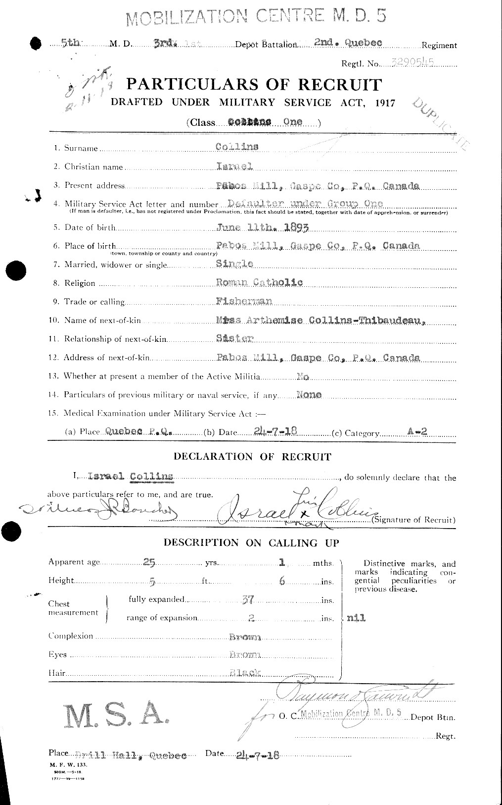 Personnel Records of the First World War - CEF 037897a