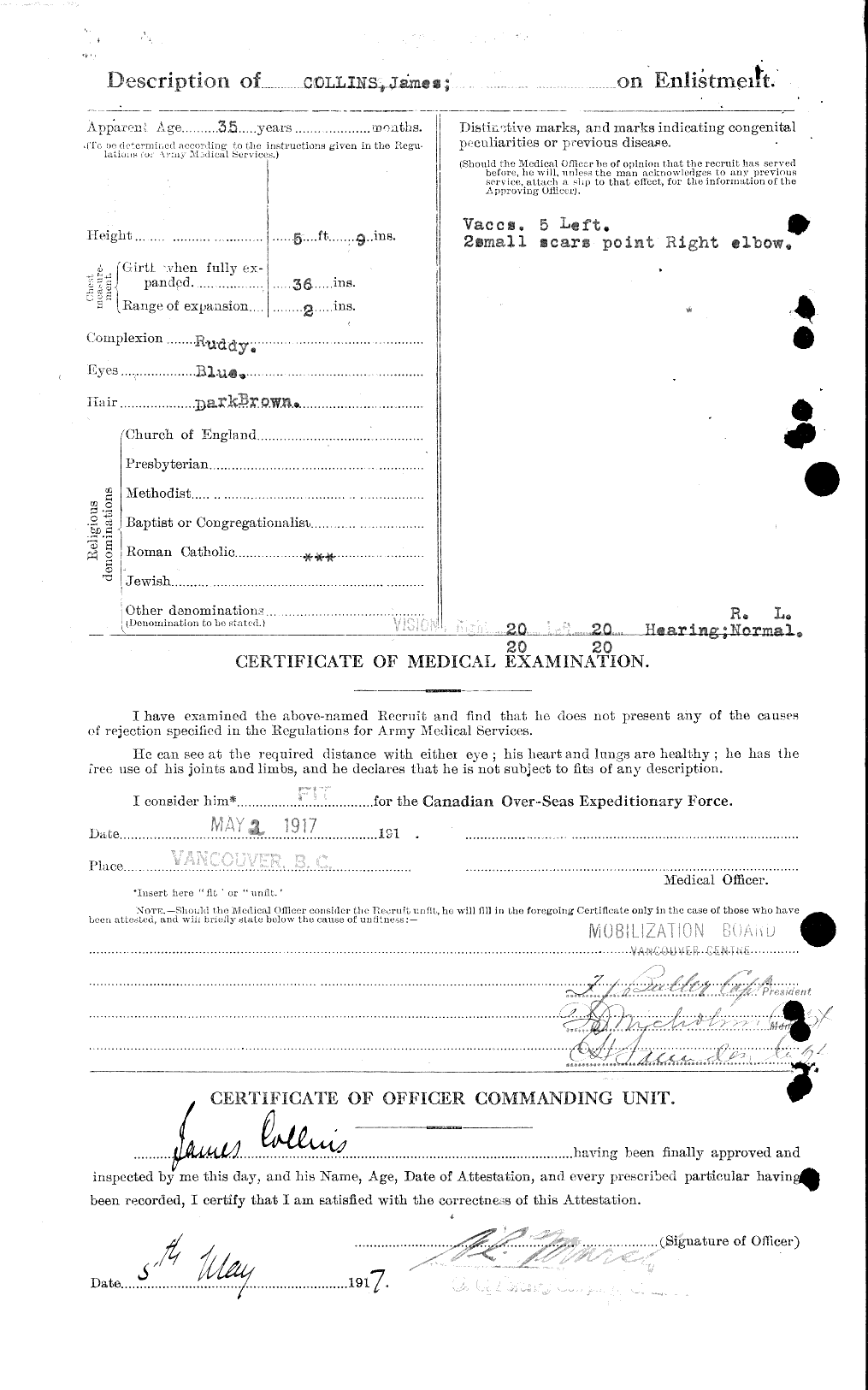 Personnel Records of the First World War - CEF 037919b