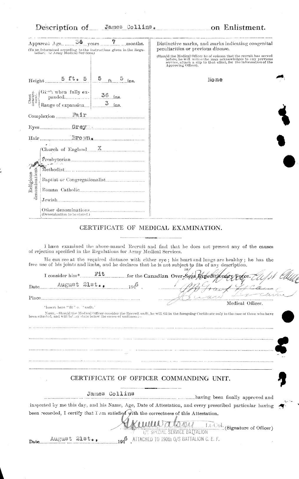 Personnel Records of the First World War - CEF 037921b