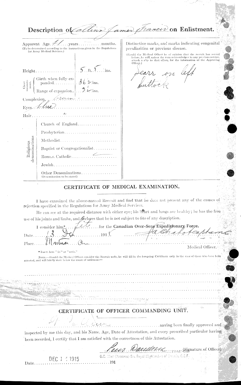 Personnel Records of the First World War - CEF 037933b