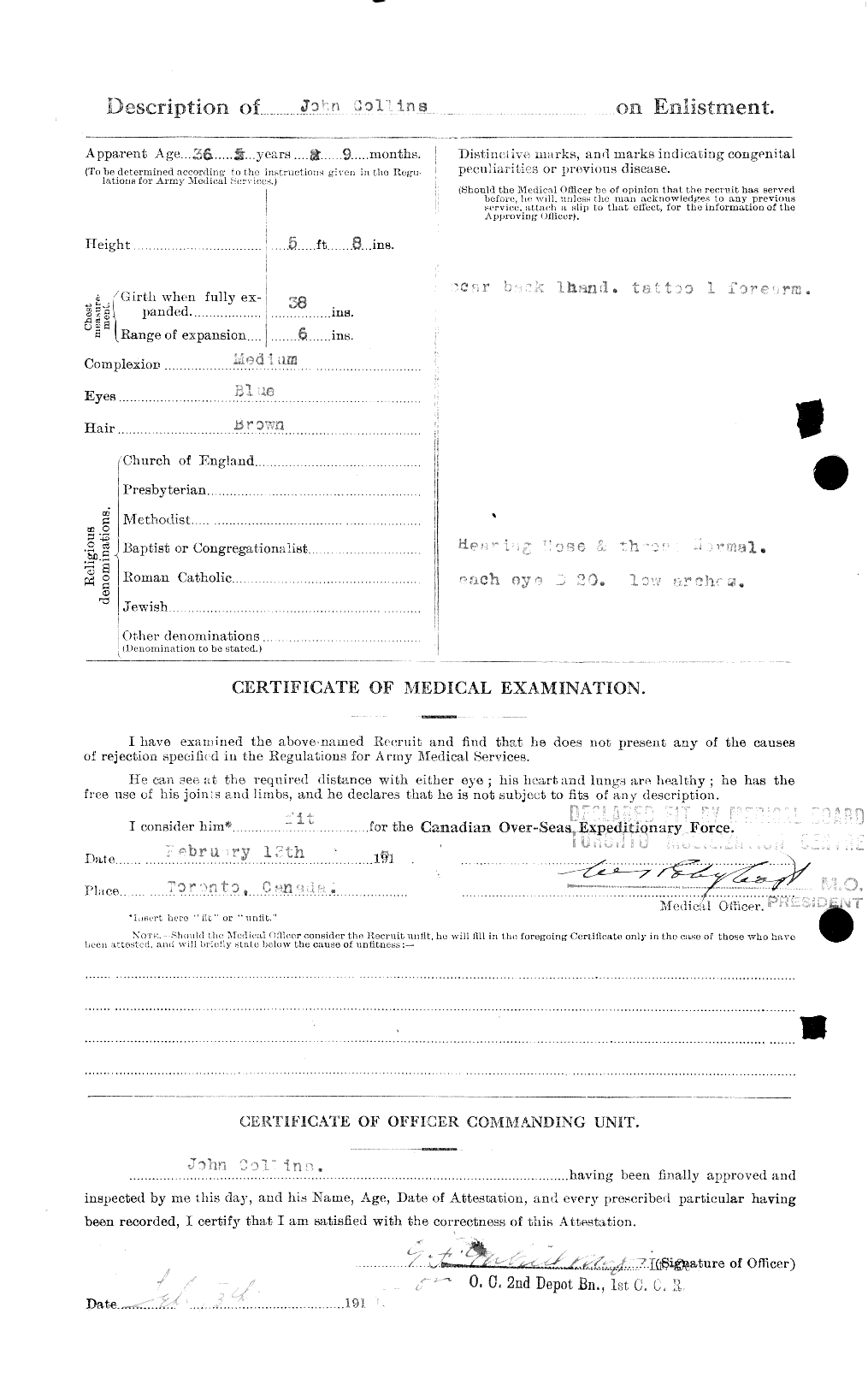 Personnel Records of the First World War - CEF 037996b