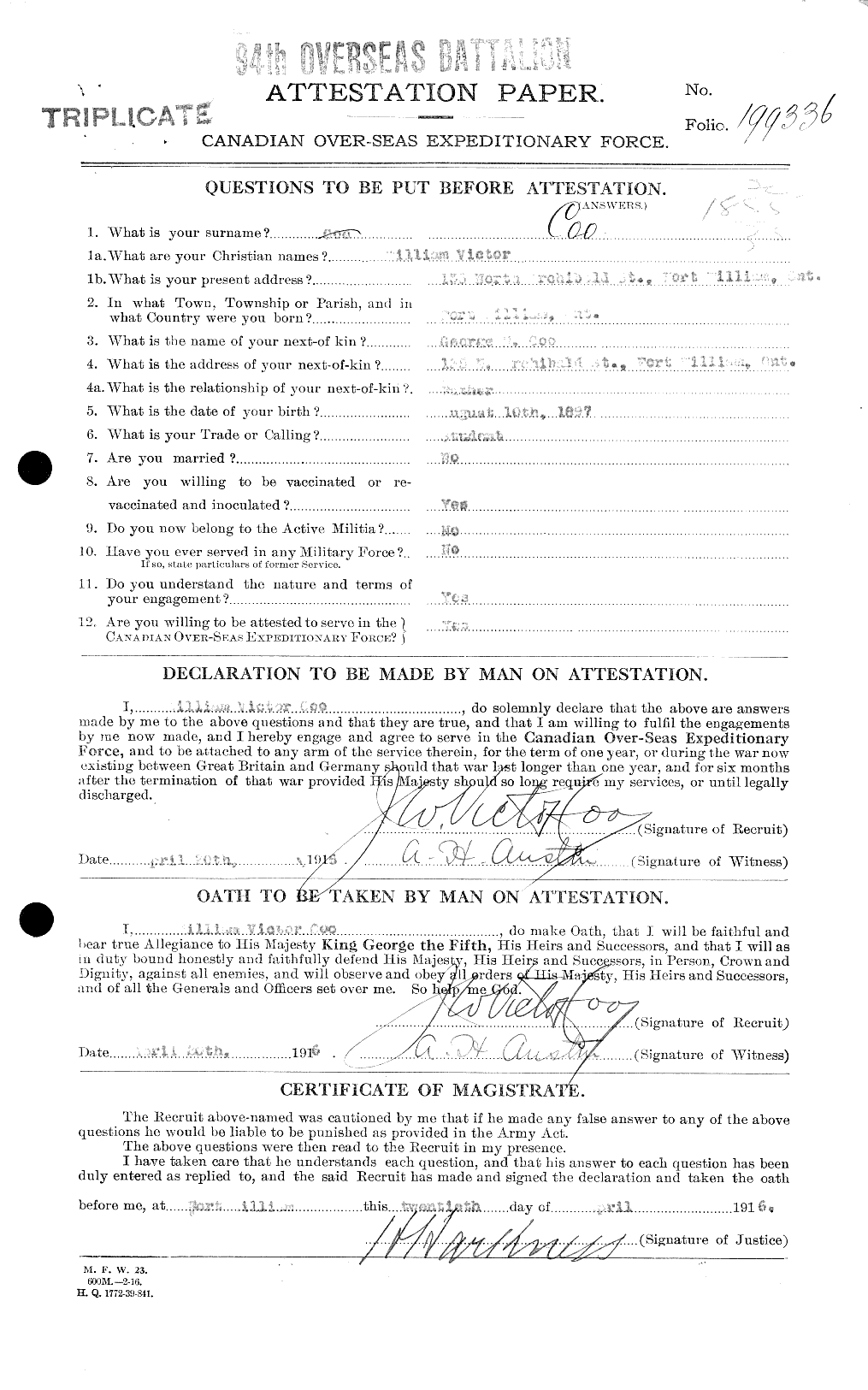 Personnel Records of the First World War - CEF 038680a