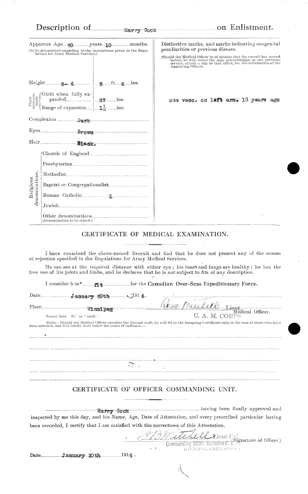 Personnel Records of the First World War - CEF 038812b