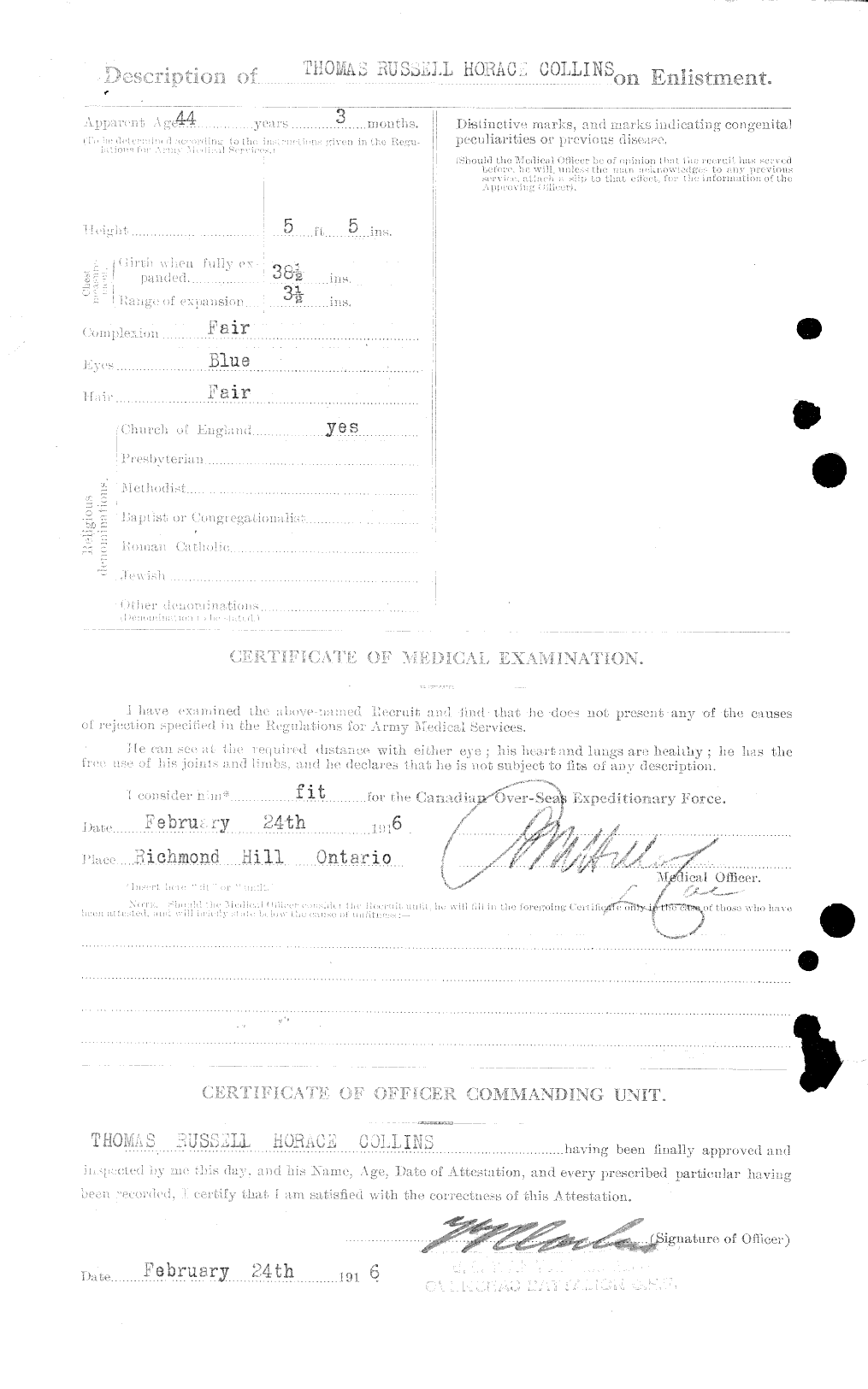 Personnel Records of the First World War - CEF 040672b