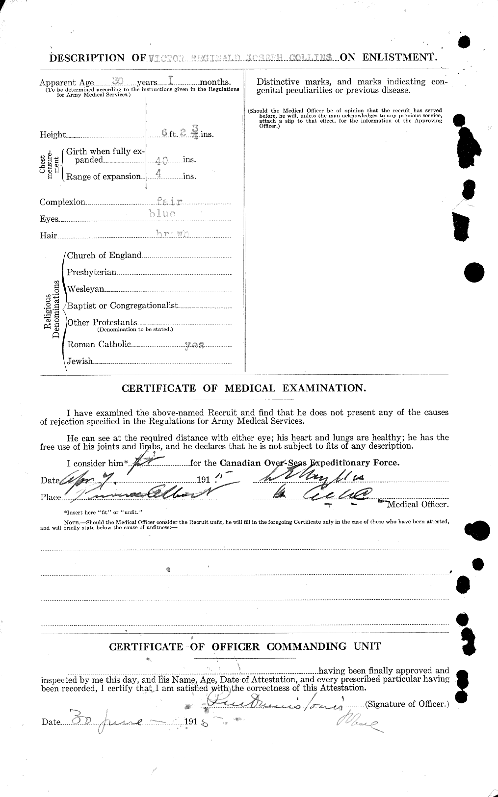 Personnel Records of the First World War - CEF 040681b